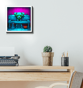 Cosmic Chaos Wrapped Canvas - Beyond T-shirts